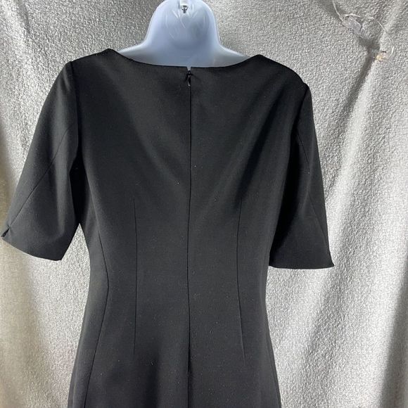 Tahari. Women’s black zip up dress. AS IS - Picture 6 of 11
